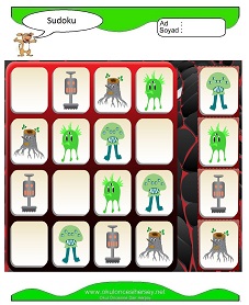 Sudoku Çocuk Bulmacaları